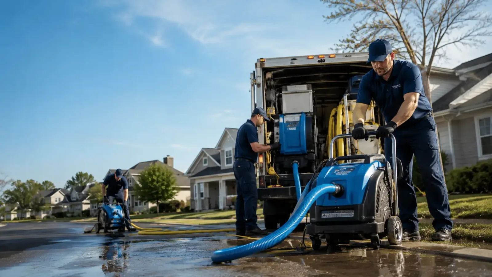 Flood Damage Cleanup in Red Jacket, WV